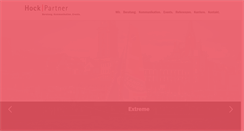 Desktop Screenshot of hock-partner.de